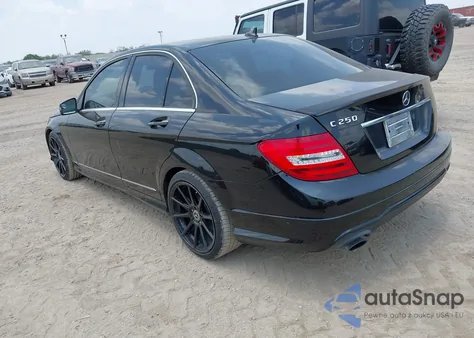 2014 Mercedes-Benz C 250 Luxury/Sport из США, поврежденный, VIN WDDGF4HB7EA955671